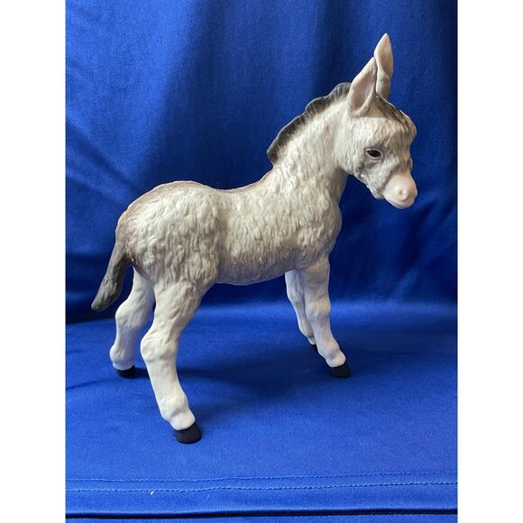 Porcelain Cybis Detailed Donkey Burro Figurine Signed - Picture 2 of 9